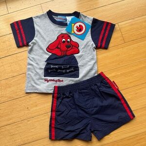 Scholastic Clifford the Big Red Dog Graphic Tee & Shorts Set